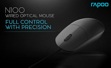 Mouse Wired Opticle Usb N100 Rapoo